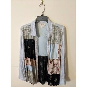 STYLE & CO. Women's Medium Button Down Blouse